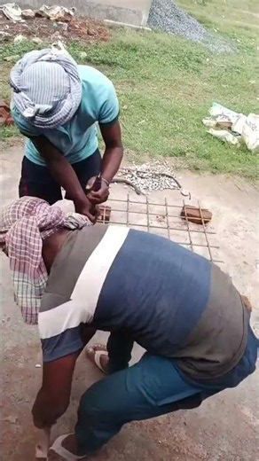 Column jaal binding and folding #construction #sitework #shorts #viral