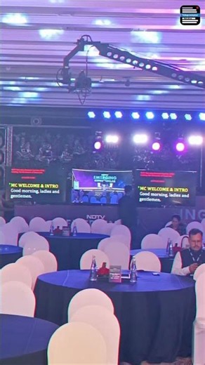 NDTV Emerging Business Conclave | Fail-Safe Teleprompter Setup | Teleprompter Solution