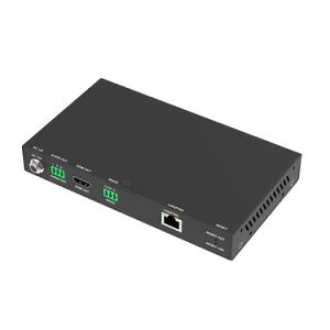 [Hot Item] Zero-Configuration 1080P AV Over IP Decoder, H. 265 HDMI Over IP Extender W/ Video Wall, Visual Control & Poe