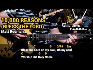 10,000 Reasons (Bless The Lord) - Matt Redman (Guitar Chords Tutorial with Lyrics)