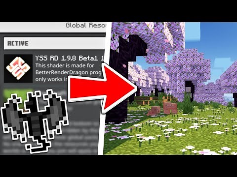 REAL Render Dragon Shaders For Minecraft Bedrock 1.20!