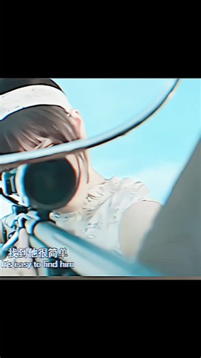 The scope of his sniper rifle can actually see through objects. #shorts #movie