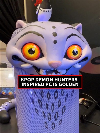 This awesome Derpy build at the iBUYPOWER booth at #CES2026 showed us how it's done done done 🎶! #kpopdemonhunters#derpy #pcbuild#techtok