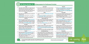 All About Number 10 EYFS Continuous Provision Planning Ideas