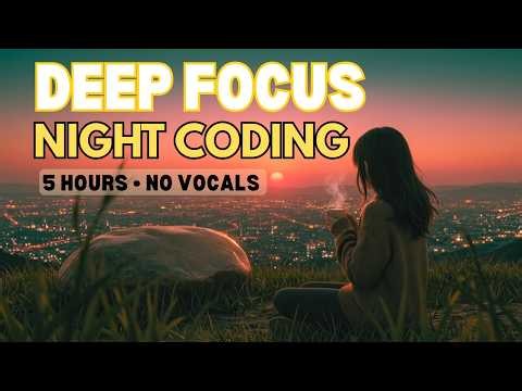 Midnight Coding Beats: 5-Hour Deep Focus Lofi Mix for Coding & Studying ☕