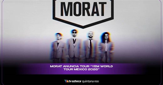 Morat anuncia tour “YEM World Tour México 2026”: Fecha; sedes, preventa de boletos