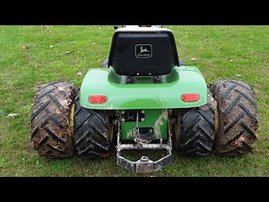 how to put duels on John deere 100, 200, 300 and 400 series garden tractors