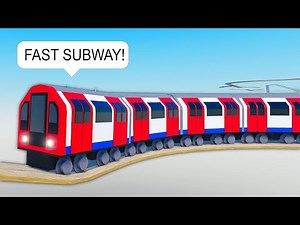 I Drive LONG Subway Train on Roblox BUT It's TOO FAST