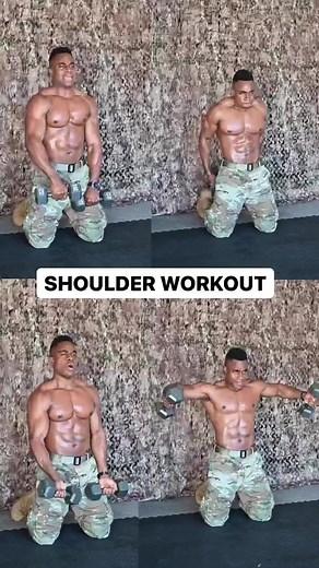 Shoulder workout🔥 *𝗙𝗢𝗟𝗟𝗢𝗪 𝗙𝗢𝗥 𝗠𝗢𝗥𝗘* | Flex Luther
