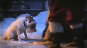 A Christmas dog helps Santa Claus get ready for the big trip. | Santa Claus