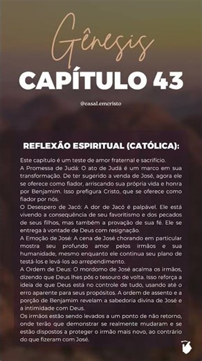 Gênesis Capítulo 43:Segunda viagem dos irmãos de José ao Egito