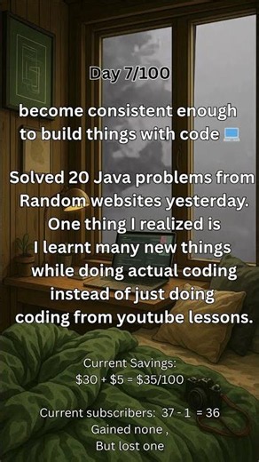 Day 7/100 ☕💻 | real coding teaches more than tutorials