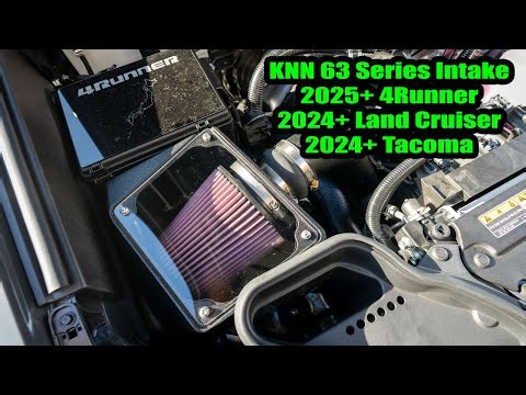 K&N 63 Series Air Intake Install 2025 Toyota 4Runner