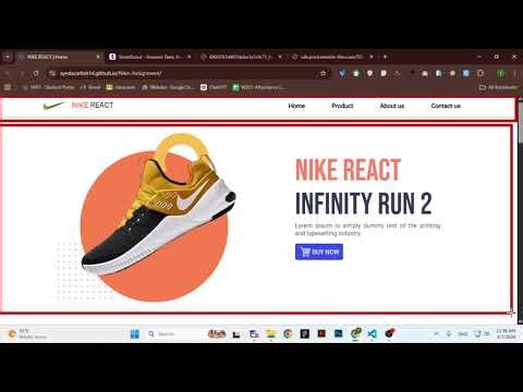 css class 10 flexbox header + hero section