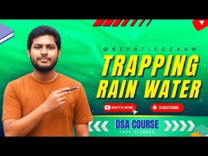 Trapping Rain Water Explained in Telugu 💧 | Brute, Better & Optimal (Two Pointer) | DSA Series 💻🔥