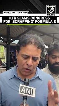 KTR slams Congress for halting Formula E, calls criminal case bogus, warns of lost investments