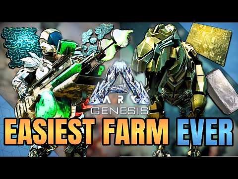 ALL BEST ALPHA Farming Methods On Genesis 1 | Ark Survival Ascended