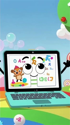 new rainbow laptop #shorts #kids #children #helloluna #preschoolfun