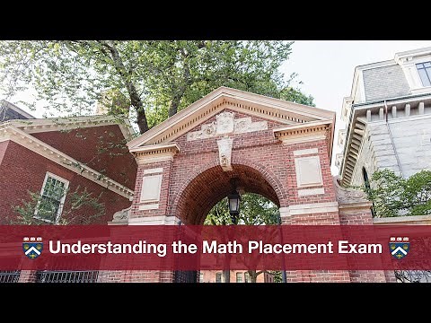 Understanding the Math Placement Exam