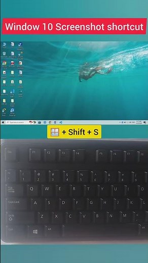 Windows 10 Screenshot Shortcut Key 📸 | Fastest Way to Take Screenshot #windows