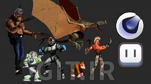 2D Character Animation Sprites in Cinema 4D and Aseprite