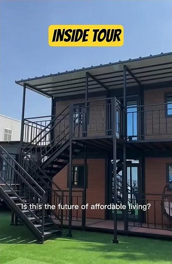 Modern Prefab House Tour: 2-Bedroom Modular Home#prefabhouse #containerhome #interiordesign