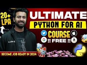 Announcing FREE Python For AI Course | Learn complete Python For AI | Beginner To Professional Level