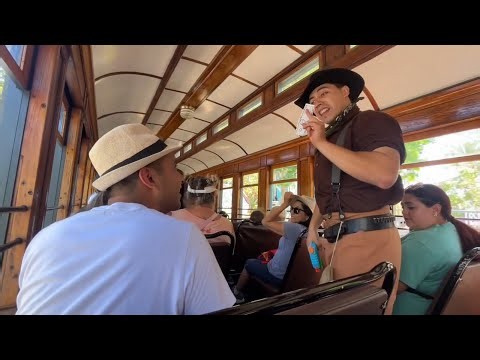 Knotts berry farm rides and the train ride vlog