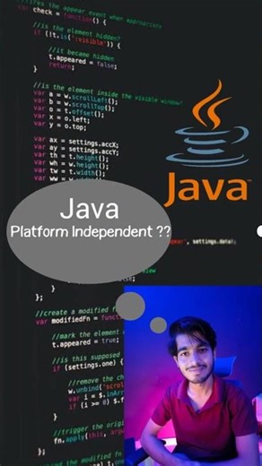 Why is Java Called Platform Independent? 🤔 | Java Explained in 40 sec #Shorts #coding #programming