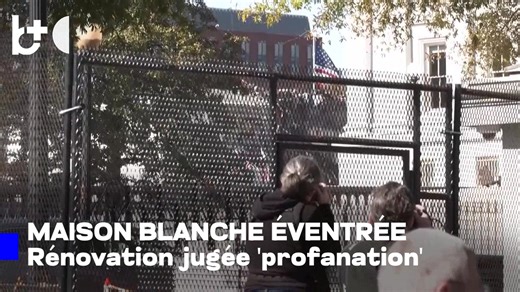 Les équipes de construction ont commencé à démolir une partie de...