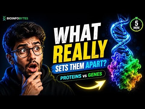 Proteomics vs Genetics: What's the Difference? in 5 min #bioinformatics