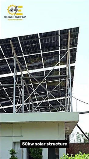 50 KW Solar Structure Installation #solarstructure #solarfabrication
