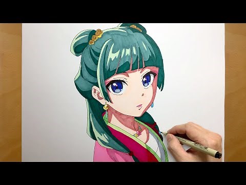 How to Draw Maomao from The Apothecary Diaries | step by step | Draw anime | Anime Drawing