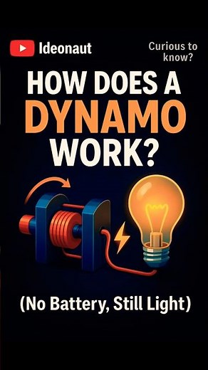 How Does a Dynamo Light a Bulb? ⚡ No Battery Needed!