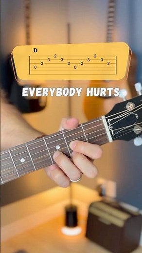 everybody hurts (R.E.M.) guitar tutorial