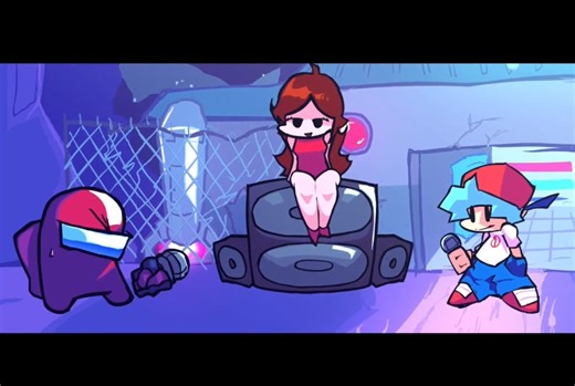 优质混音重置IMP Red WEEK：Vs Impostor: FUNKED! X FNF全流程演示