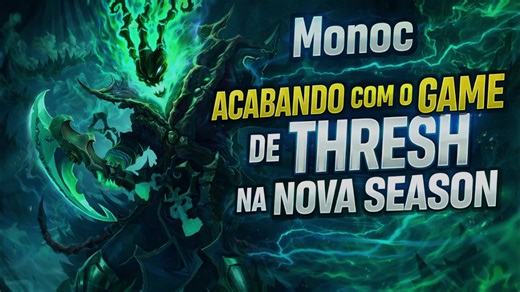 Testando novos itens de sup no Thresh em League of Legends