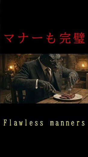 Sランク客、静かに食事中