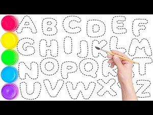How to Draw ABC | ABC, ABCD | Learn to Draw and Paint Alphabet A to Z Step by Step Easy | KS ART