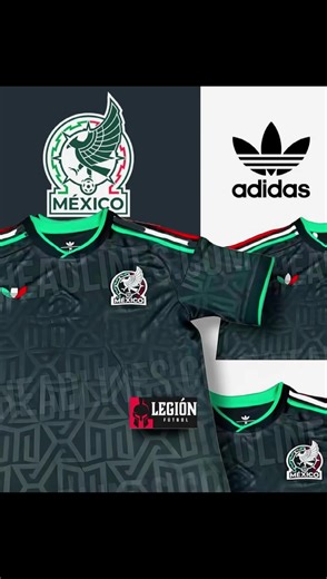 ¡FILTRACIÓN EXCLUSIVA EN LEGION FUTBOL! 🤫🇲🇽 Nos adelantamos a todos para traerles el 3er Kit de México para el Mundial 2026. 🖤⚽ Adidas y Someone Somewhere se unieron para crear esta joya: ✨ Base en negro absoluto. ✨ Gráficos aztecas formando las letras
