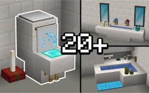 20  BATHROOM Build Hacks in Minecraft!