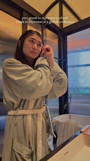 36K views · 643 reactions | မနှစ်က stage စင်ပေါ်က speakers တွေကြည့်ပြီးအားကျခဲ့ရတာ၊ ဒီနှစ်တော့ အေးချမ်းကိုယ်တိုင် speaker အဖြစ်သွားဖို့ဖိတ်ခေါ်ခံခဲ့ရပါတယ်။ 殺✨ | Tr. Aye Chan | Facebook