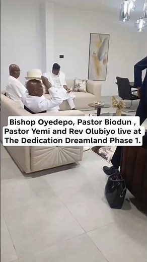 Bishop Oyedepo, Pastor Biodun, Yemi and Rev Sam Olubiyo live at The Dedication of Dreamland Phase 1.