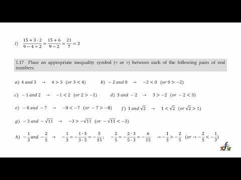 Chapter 1 Fundamental Operations with Numbers (Schaums college Algebra)
