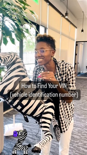 Where can you find a car’s VIN? We asked one of our cheeriest insurance advisors and her pet 煉 to show us. #carinsurance #howto | The Zebra | Facebook