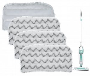 4 Pack Steam Mop Pads for Shark S1000 S1000A S2001 S1000WM S1000C S1001C, Replacement Steamer Mop Pads for All Hard Floor Clean, Washable & Reusable Microfiber