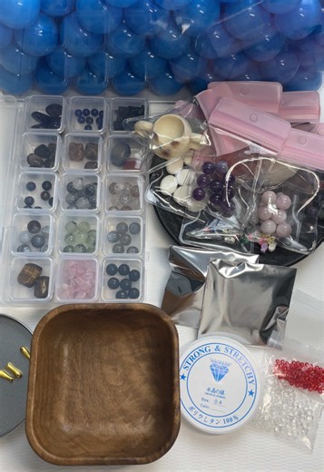 Crystal bead mystery ASMR unboxing — DIY bead order for Leah