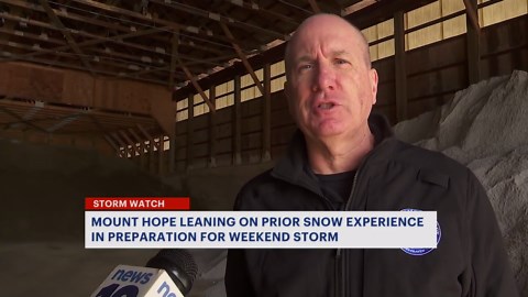 Mount Hope leaning on prior snow experience in preparation for weekend storm