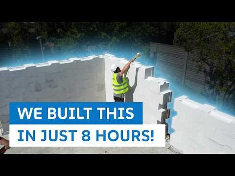 Can Unskilled Labor Build a House in a Day? | No Mortar, No Glue, No Delays