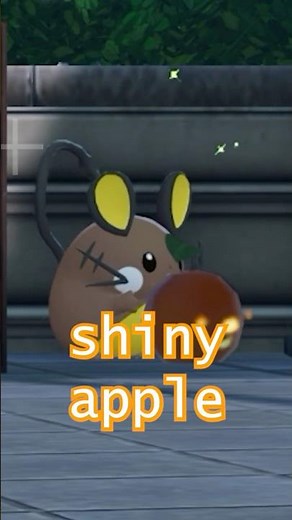 First? Shiny Apple Dedenne In Pokemon ZA